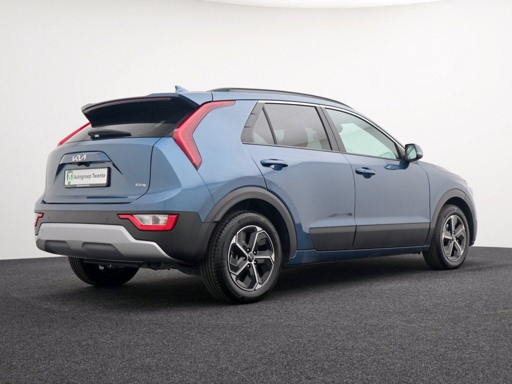 Kia Niro 1.6 GDi PHEV DynamicLine | Navigatie | Private leas, Auto's, Gebruikt, Blauw, Leder en Stof, Bedrijf