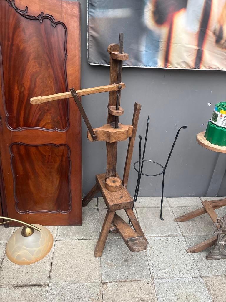 Oude houten pers, Antiek en Kunst, Antiek | Gereedschap en Instrumenten, Ophalen