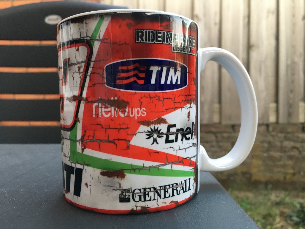 ✅ Nicky Hayden Ducati mok Vintage Motorsport Kentucky Kid, Ophalen of Verzenden, Nieuw, Motoren
