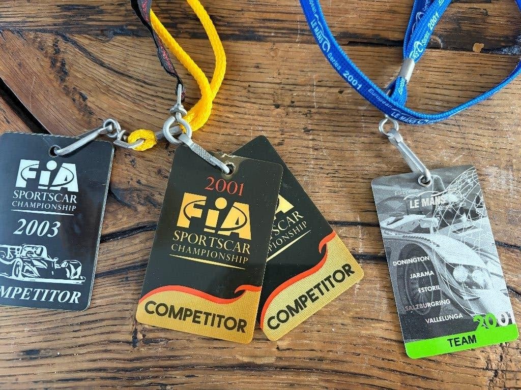 lanyards - passpartout - autosport - Le Mans - Endurance, Ophalen of Verzenden, Gebruikt, Auto's