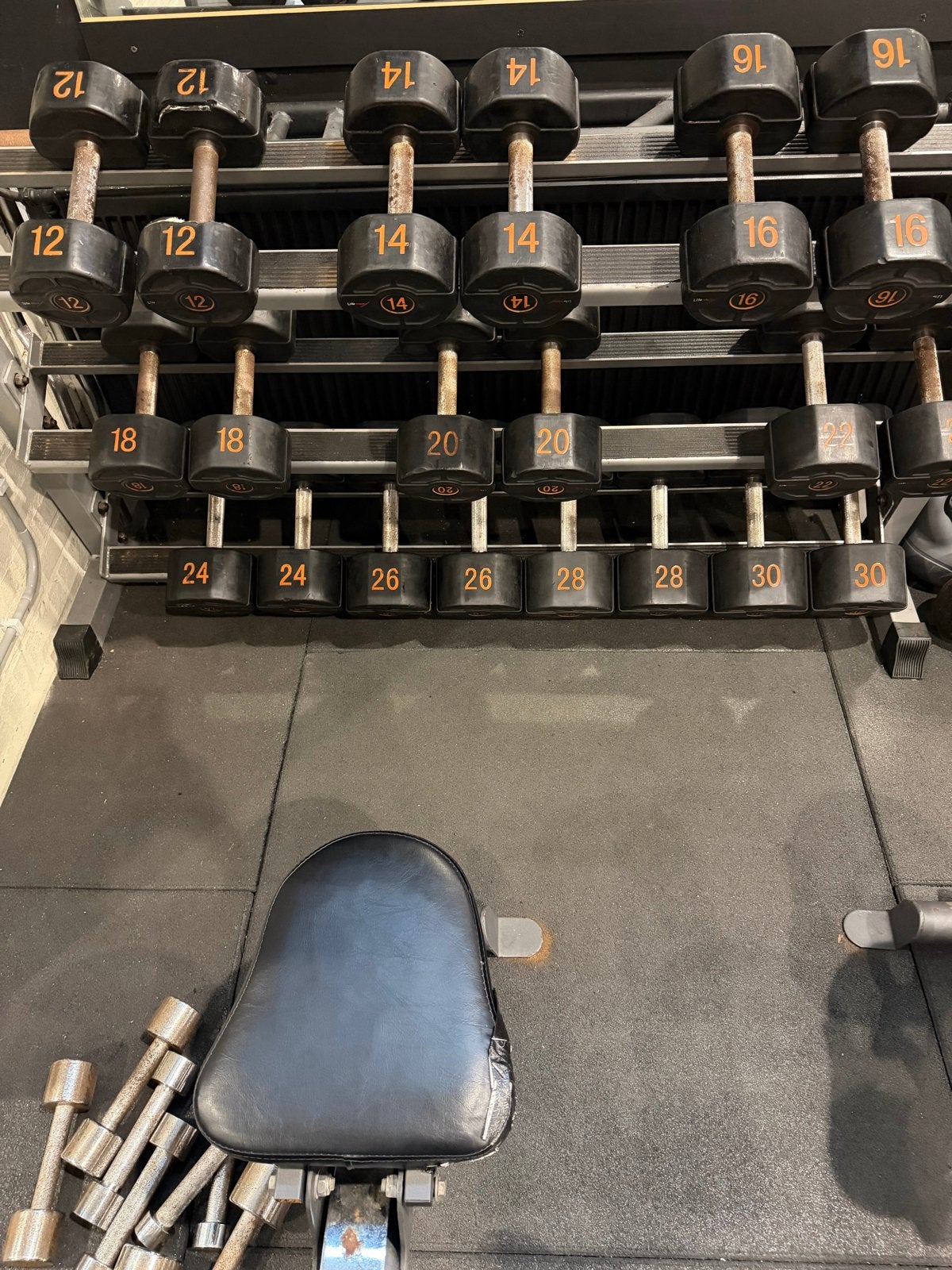 Life Maxx Dumbbell Set met Rek - 12kg tot 30kg, Sport en Fitness, Ophalen, Gebruikt, Armen, Dumbbell