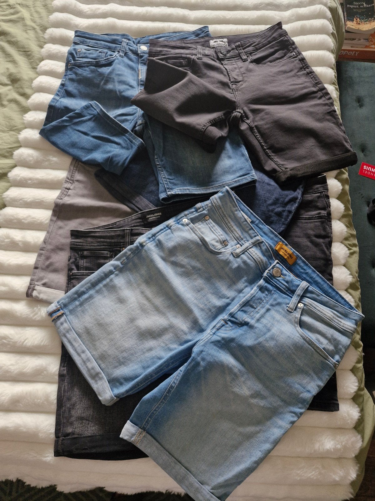 korte broeken Jack&Jones, Only, Ashes to dust, Ophalen of Verzenden, Zo goed als nieuw, Grijs, Jack & Jones