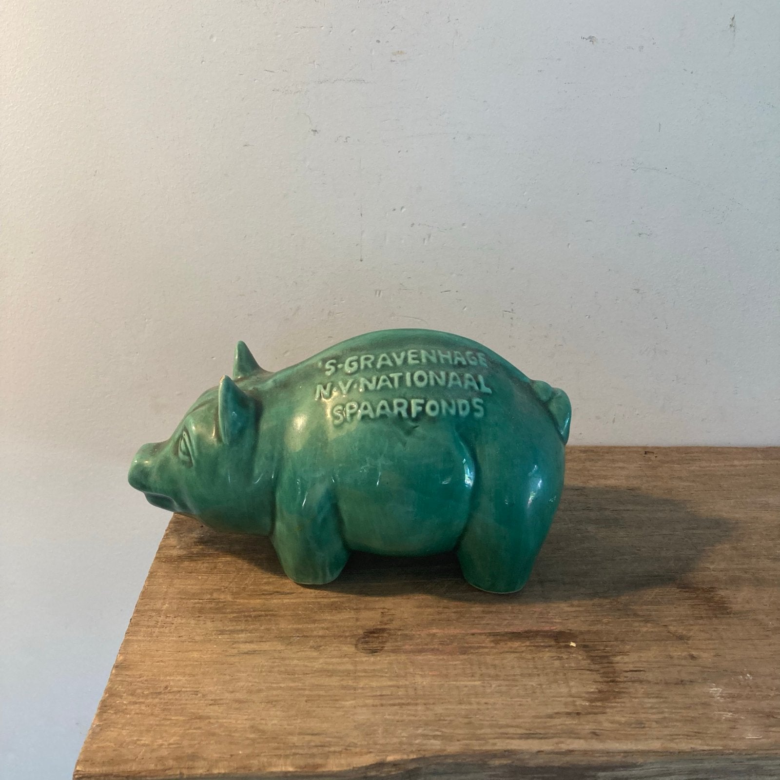 Een vintage spaarvarken Den haag nationaal spaarfonds, Ophalen of Verzenden