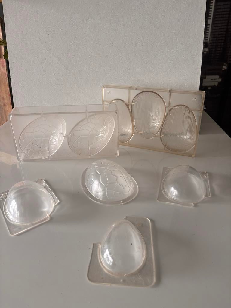 Set paasei mallen voor chocolade, Ophalen of Verzenden, Gebruikt, Gereedschap of Toebehoren