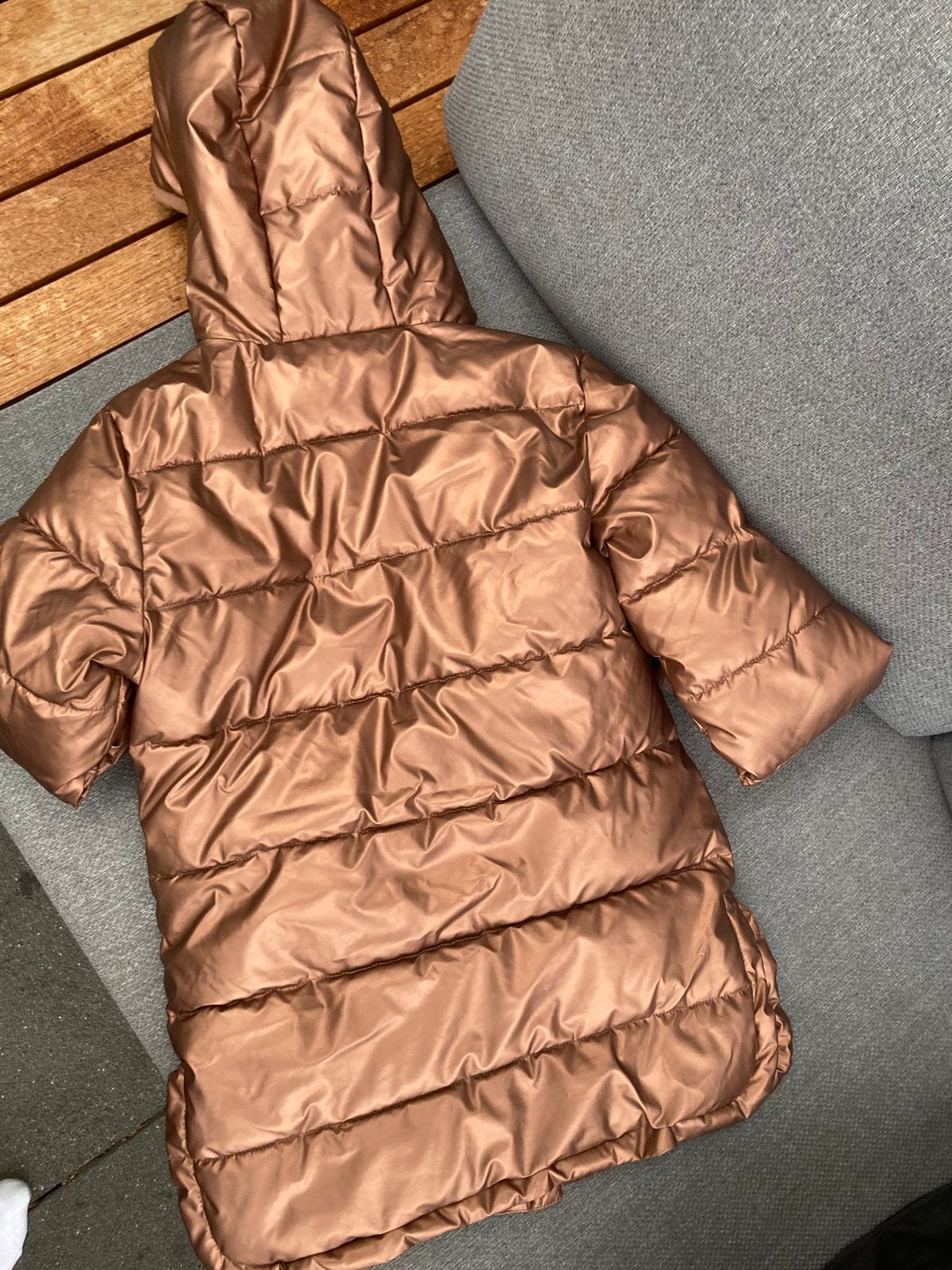 Winterjas, Kinderen en Baby's, Kinderkleding | Maat 134, Ophalen, Gebruikt, Meisje, Jas