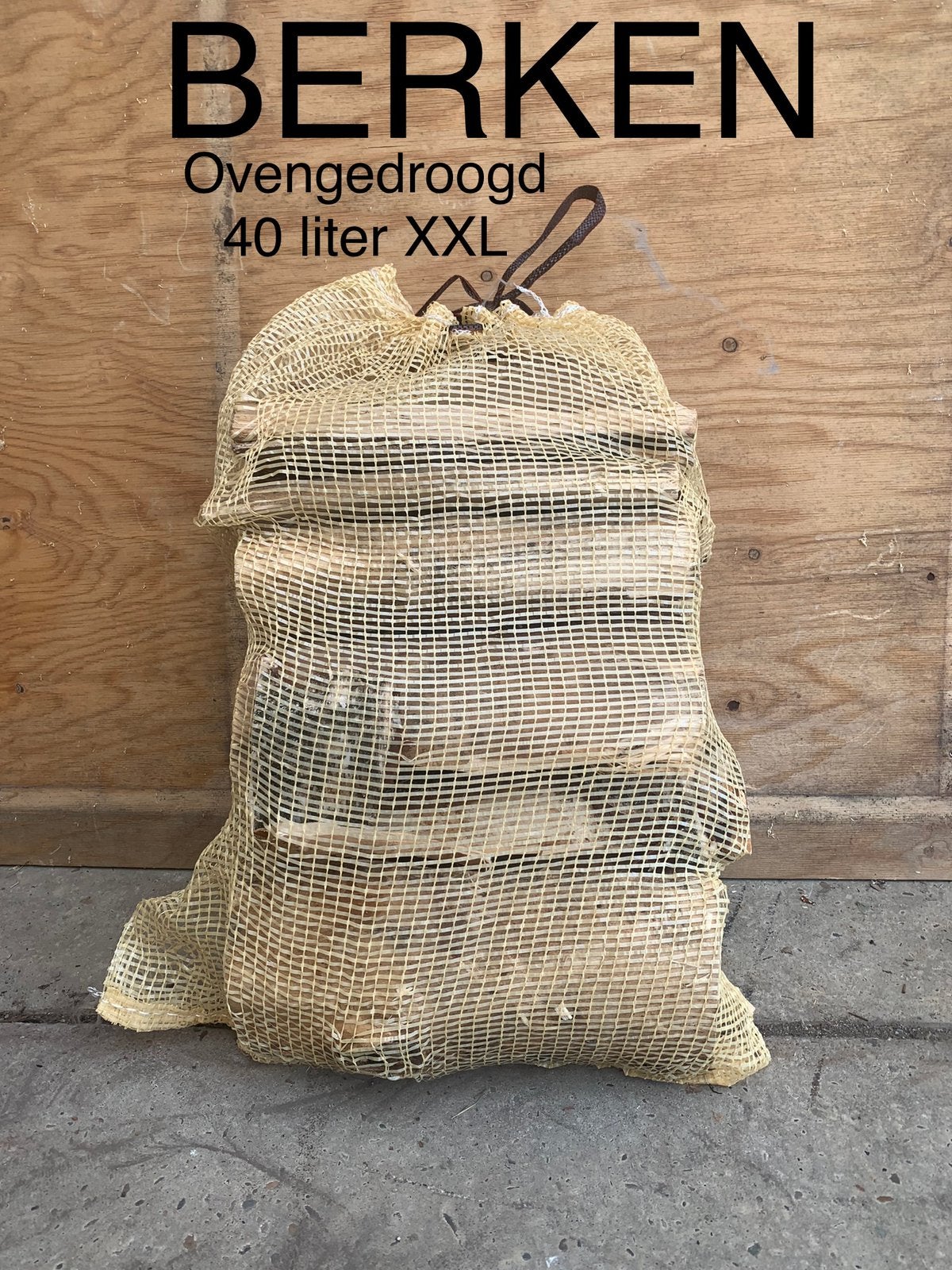 🪵🔥XXL Zak Ovengedroogd Berkenhout-40L(14-16KG)-Vanaf €8,99, 6 m³ of meer, Ophalen