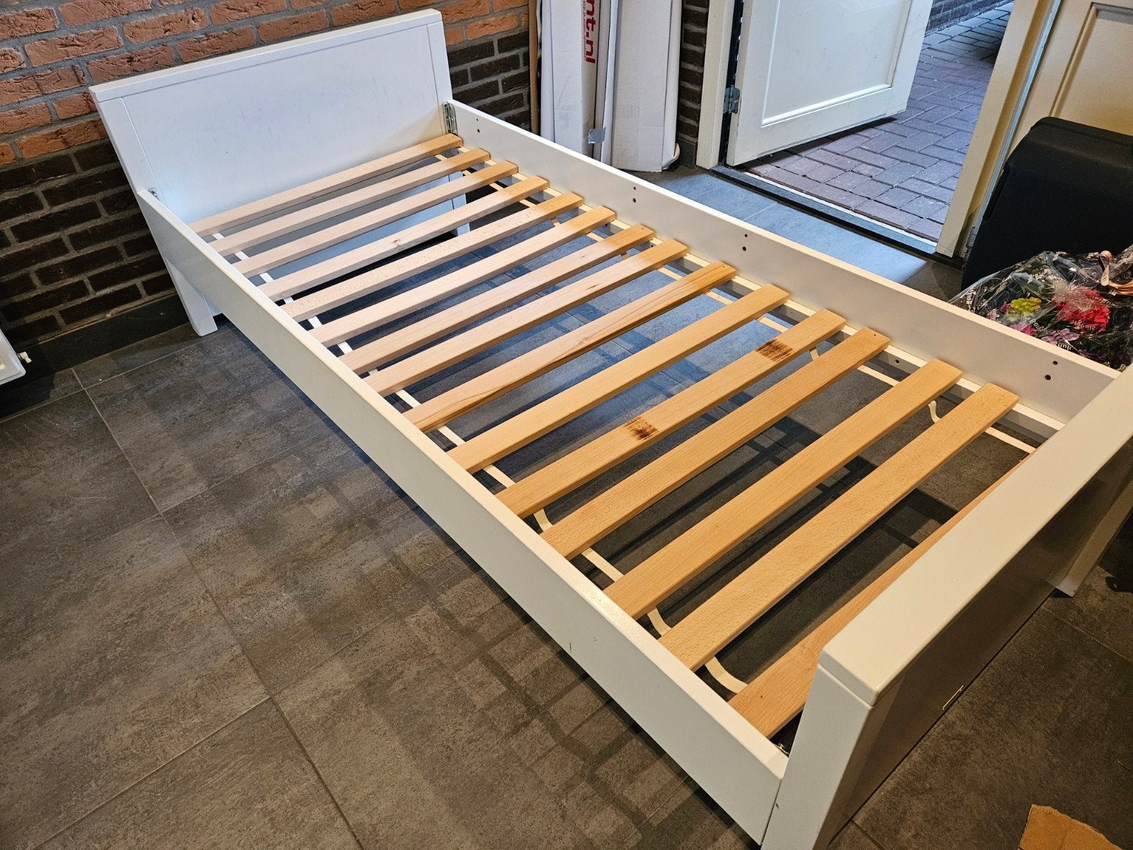 Bopita eenpersoonsbed 90x200 cm met matras, Ophalen, Gebruikt, 90 cm, Eenpersoons