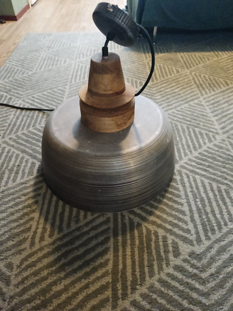 Design lamp, Ophalen, Zo goed als nieuw, Hout, Overige fittingen