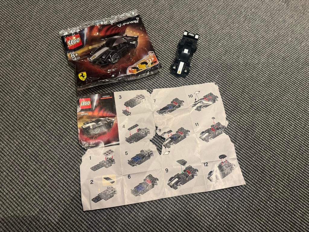 Lego Ferrari 30195 V-Power FXX Racewagen, Ophalen of Verzenden, Zo goed als nieuw, Complete set, Lego