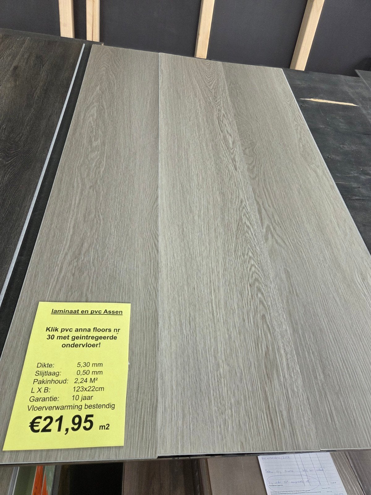 click pvc format CDW1065-30 met geïntegreerde ondervloer, Ophalen, Nieuw, 50 tot 75 m², Vinyl