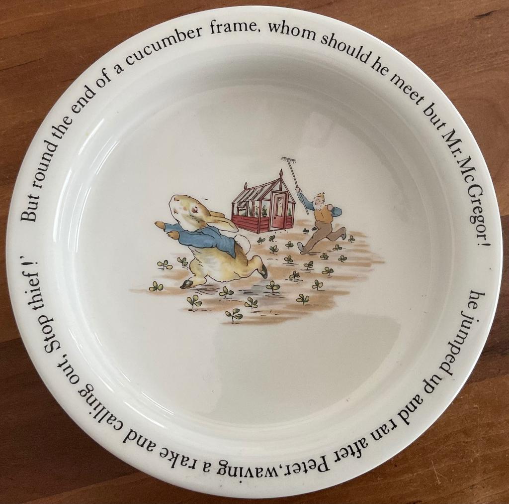 Bordje Peter Rabbit (Wedgwood), Nieuw, Ophalen of Verzenden, Bord(en), Wedgwood