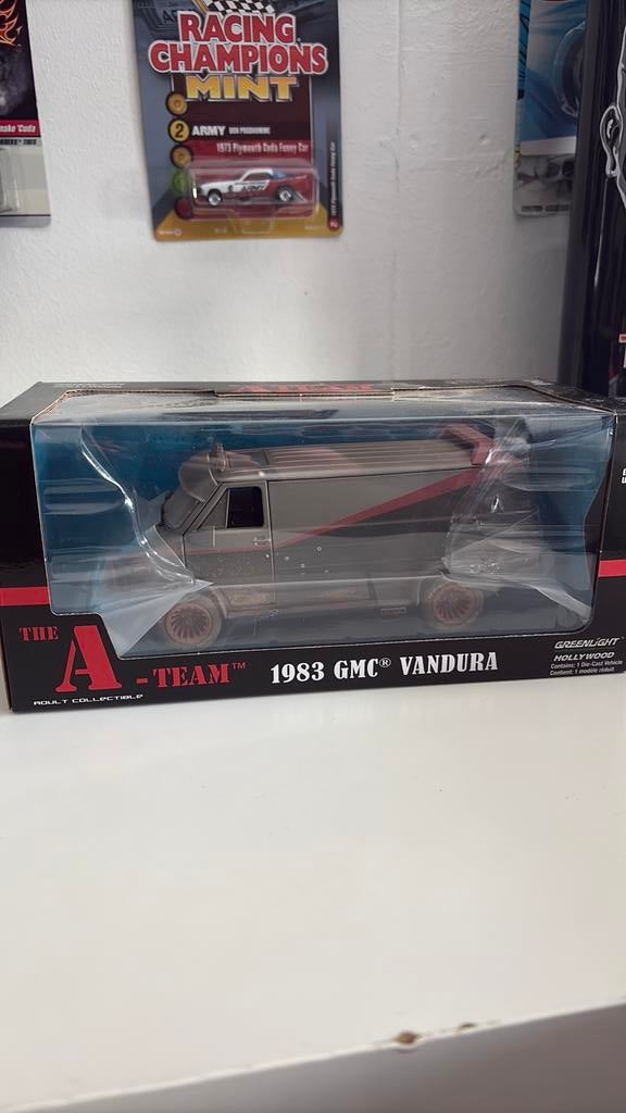 Greenlight A-Team 1983 GMC Vandura 1/24, Hobby en Vrije tijd, Modelauto's | 1:24, Ophalen of Verzenden, Nieuw, Auto, Overige merken