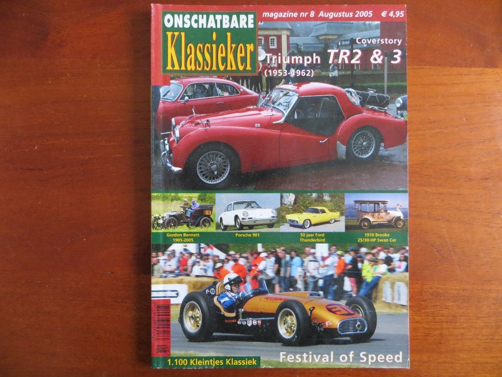 Onschatbare Klassieker 8 2005 Triumph TR2 TR3 Gordon Bennett, Ophalen of Verzenden, Nieuw, Porsche
