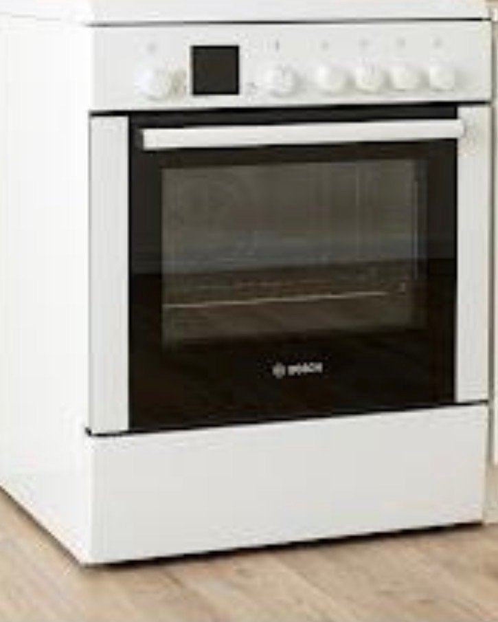 Bosch Vrijstaand Gasfornuis met Oven - Wit, Witgoed en Apparatuur, Gebruikt, 60 cm of meer, Gas, Vrijstaand