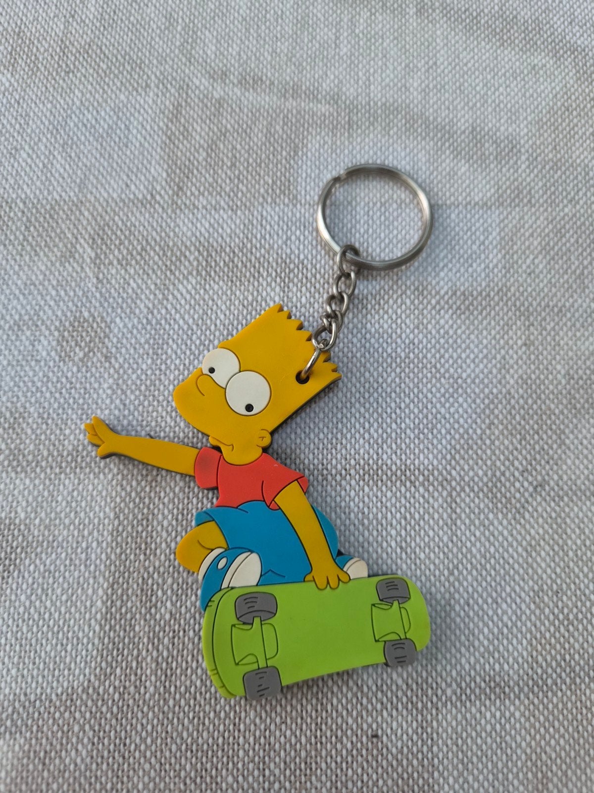 Vintage Bart Simpson sleutelhanger skateboard – Cha-Cha 1998, Verzamelen, Ophalen of Verzenden, Zo goed als nieuw, Overige typen