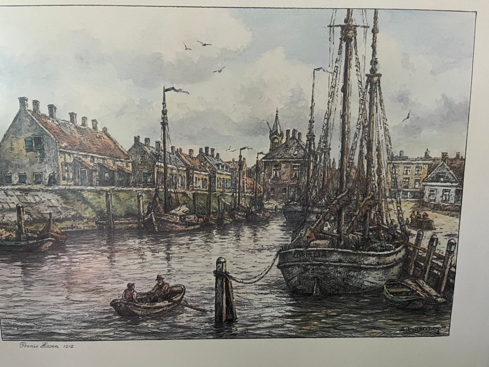 Pernis haven 1912, Ophalen