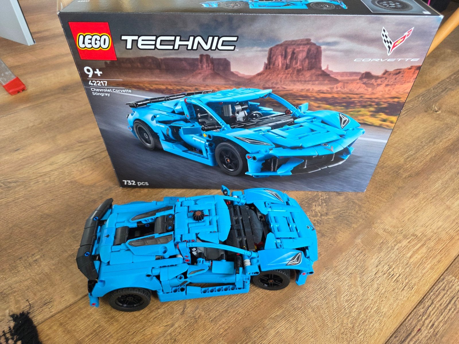 LEGO Technic Chevrolet Corvette C8.R Race Car 42217, Ophalen of Verzenden, Zo goed als nieuw, Overige merken