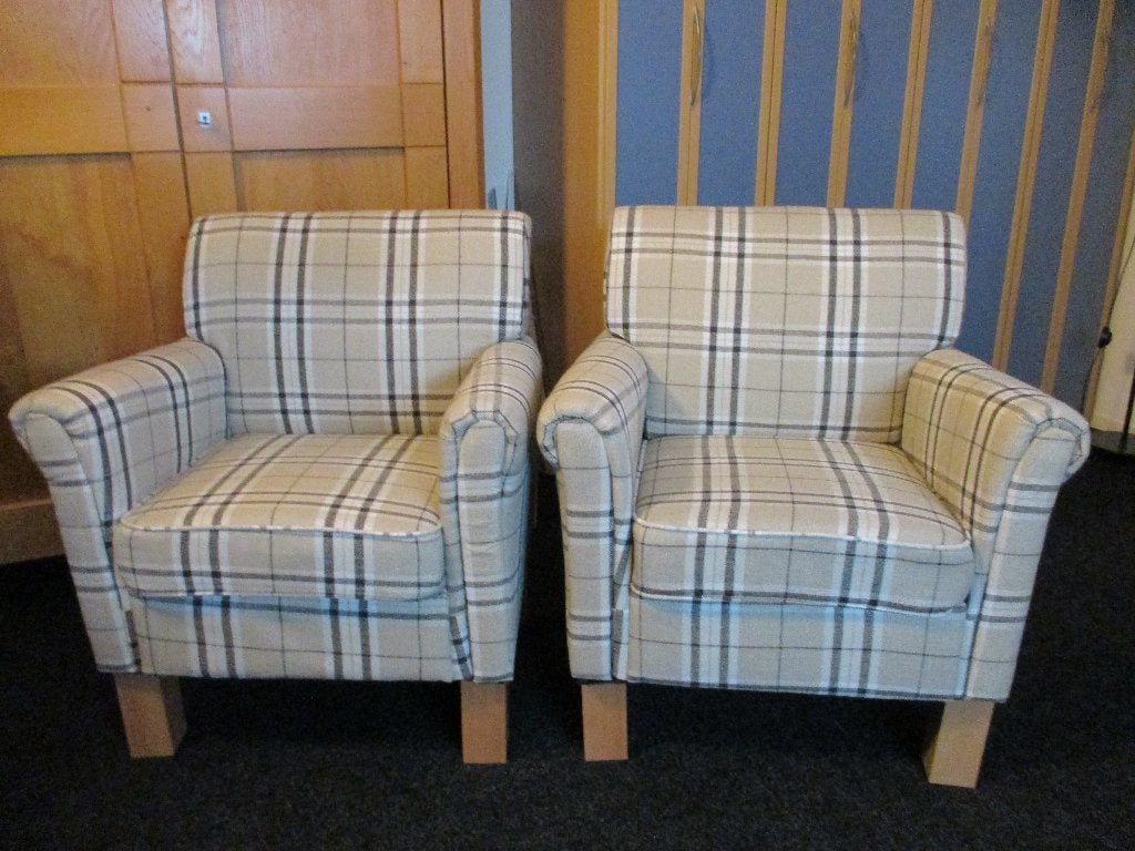 TWEE GERUITTE  FAUTEUILS, Huis en Inrichting, Ophalen, Gebruikt, 75 tot 100 cm, Stof