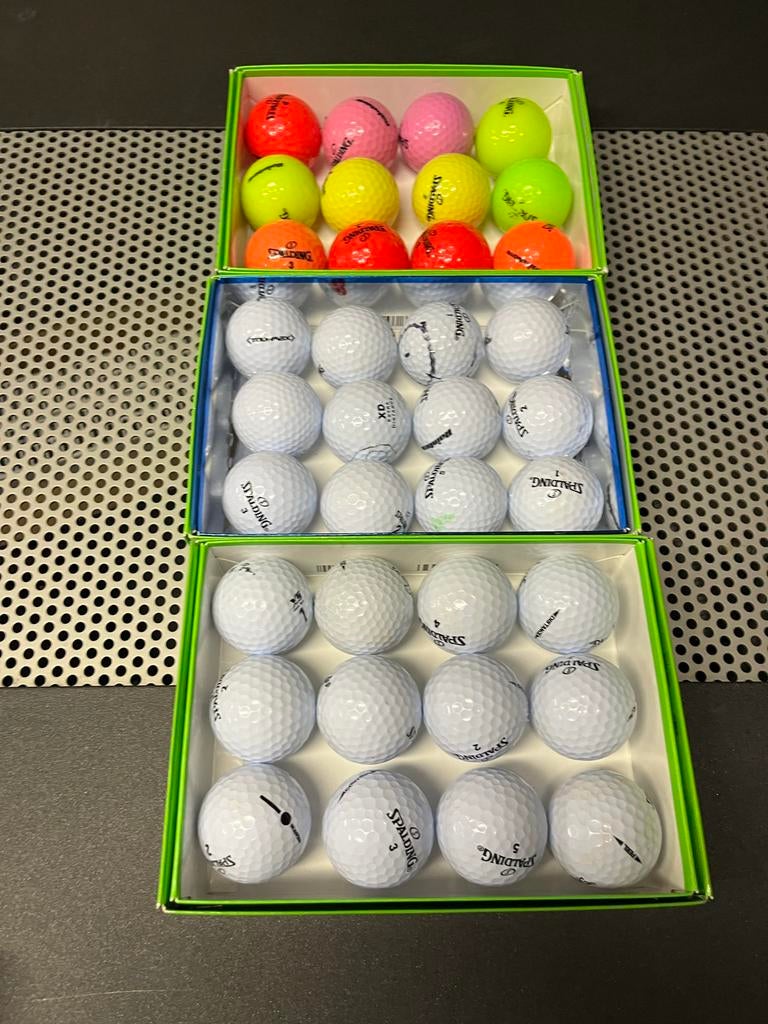 Gebruikte Spalding golfballen, AAAA kwaliteit, Ophalen of Verzenden, Gebruikt, Bal(len), Overige merken
