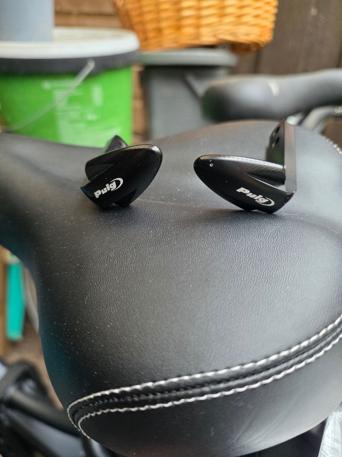 Puig Bar Ends - Zwart, Motoren, Accessoires | Overige, Ophalen of Verzenden, Zo goed als nieuw