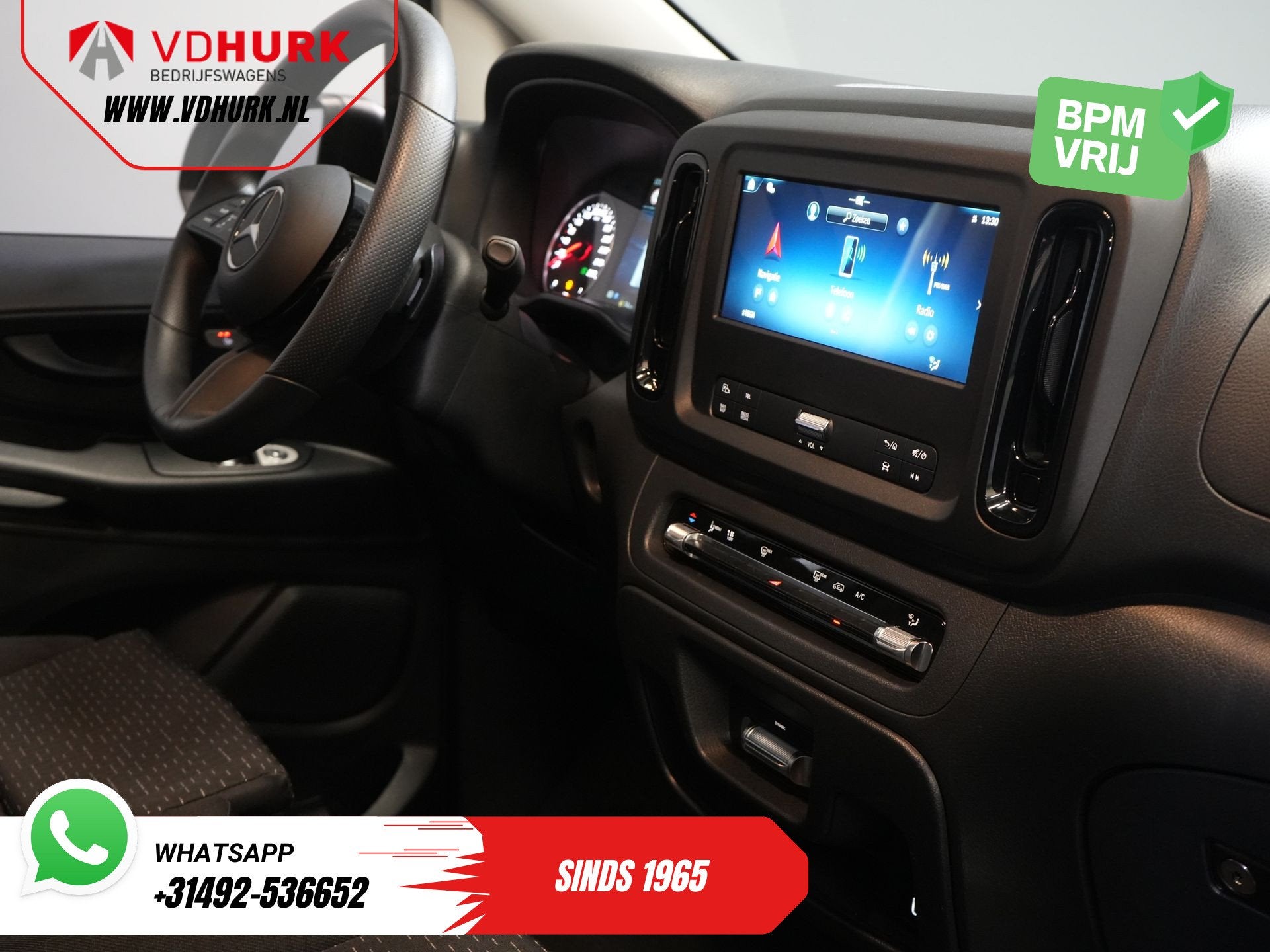 Mercedes-Benz Vito 116 CDI Aut. L3 DC Dubbel Cabine BPM VRIJ, Auto's, Automaat, 4 cilinders, 2500 kg, Bedrijf