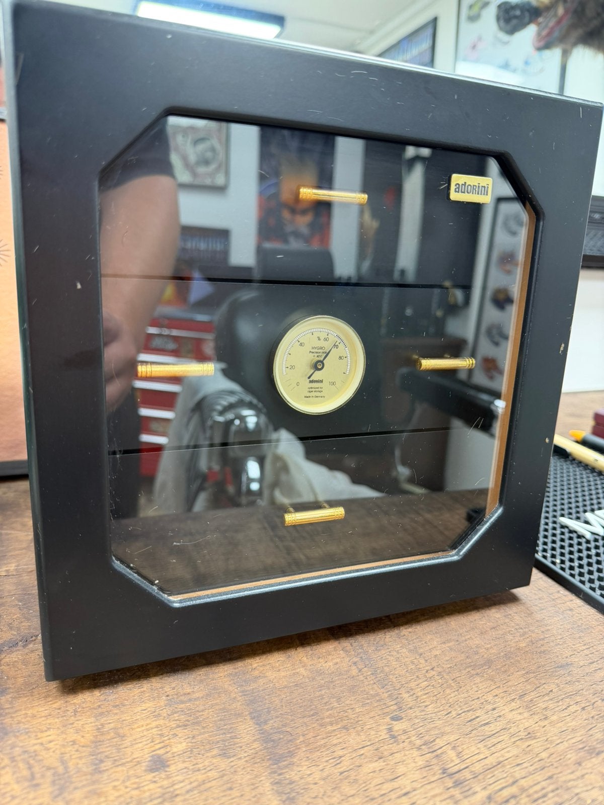 Humidor adorini, Ophalen of Verzenden, Zo goed als nieuw, Tabaksdoos of Verpakking