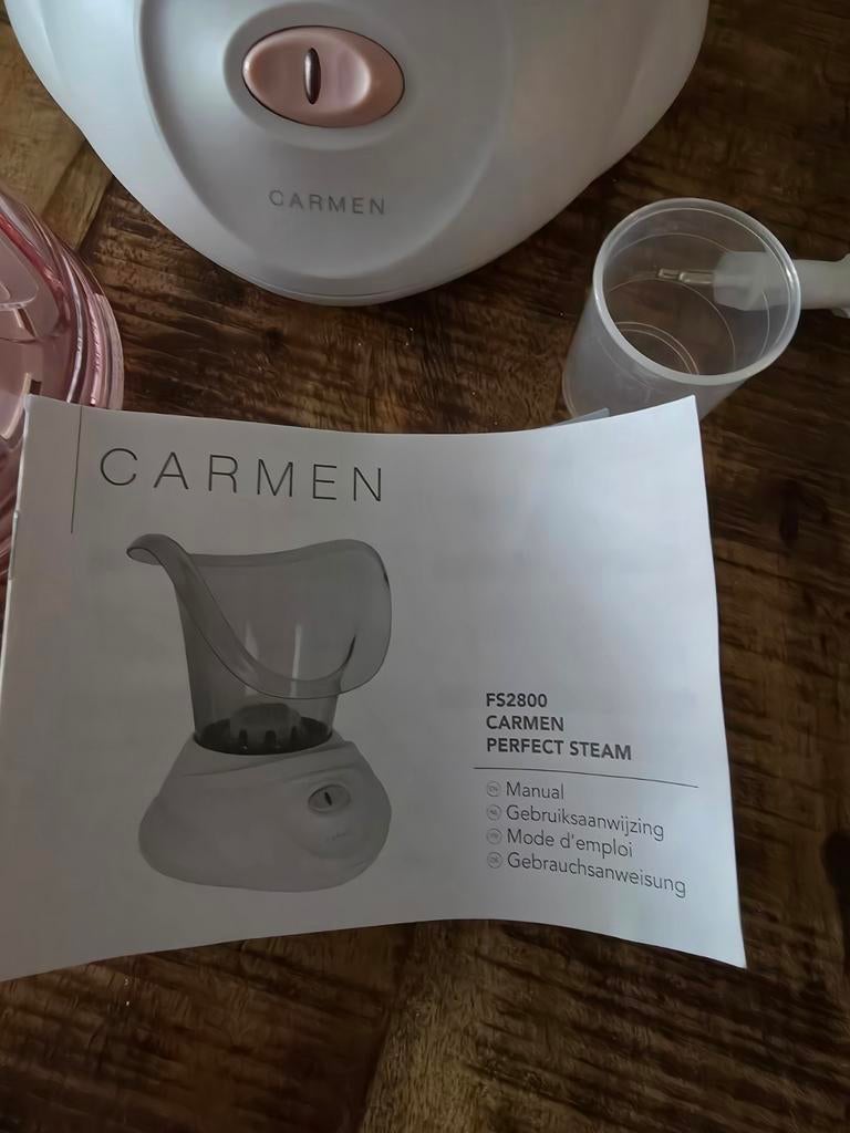 Carmen Perfect Steam Gezichtsstomer FS2800, Ophalen, Gebruikt, Gehele gezicht, Reiniging
