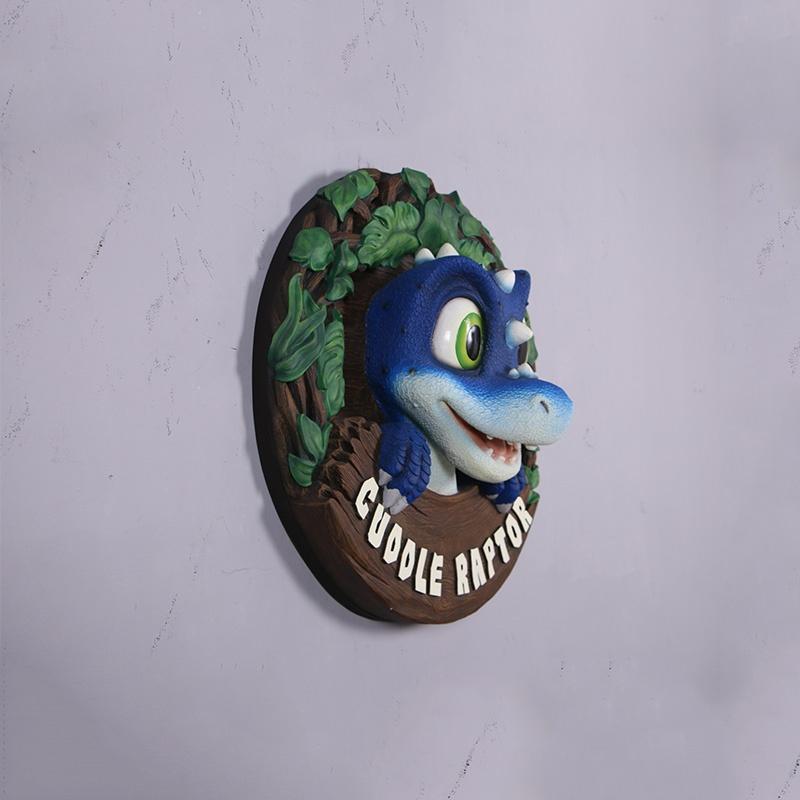 Cuddle Raptor – Wall Decor – Dinosaurus Diameter 77 cm, Ophalen, Nieuw, Overige soorten, Overige typen