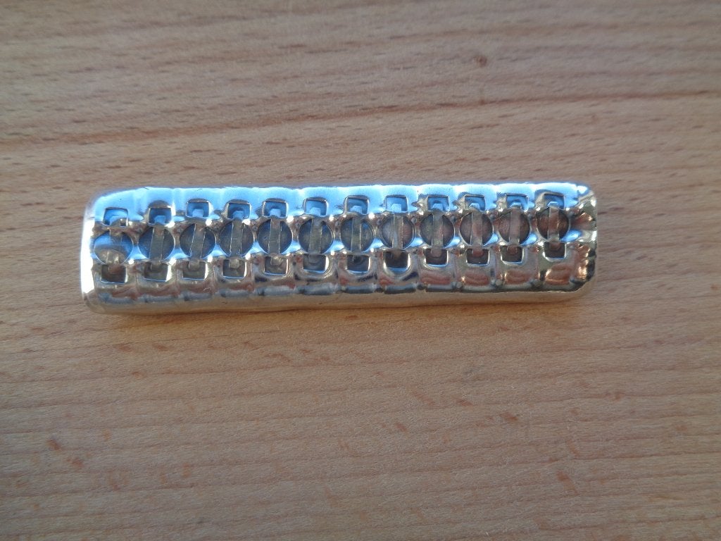zilveren Art Deco broche [849], 4 tot 7 cm, Verzenden, Zo goed als nieuw, Zilver