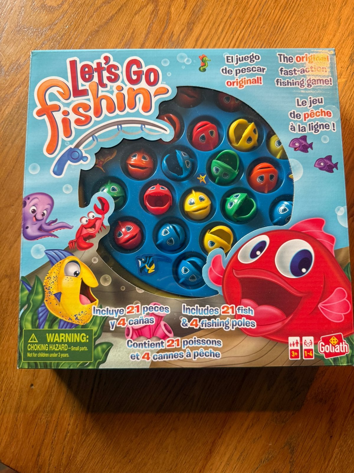 Let’s go fishin, Een of twee spelers, Ophalen, Zo goed als nieuw