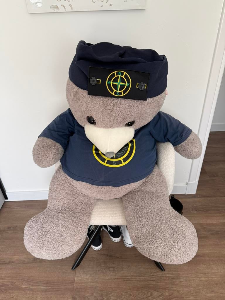 Grijze beerknuffel van de kermis, Ophalen, Gebruikt, Overige merken, Overige karakters