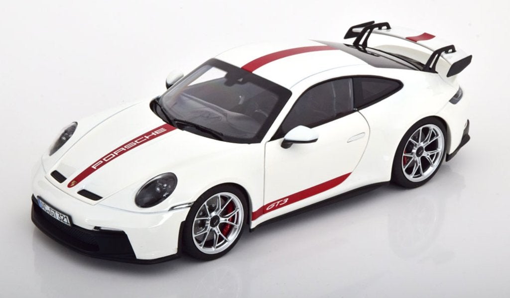 Porsche 911 GT3 2021 Wit schaal 1/18 NOREV ref. 187306, Verzenden, Nieuw, Auto, Norev