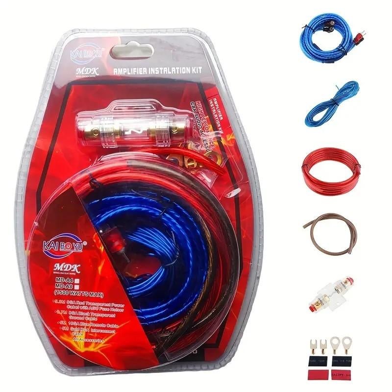 Versterker kabelset 8mm2, Auto diversen, Autoradio's, Nieuw, Ophalen of Verzenden