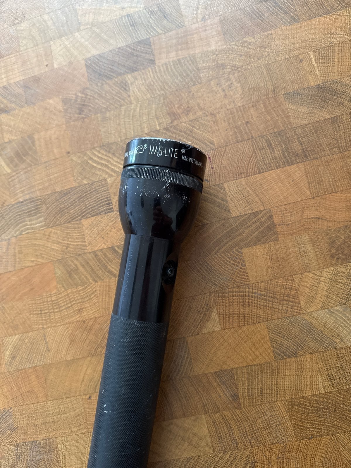 Mag-Lite zaklamp - Zwart, robuust en betrouwbaar, Ophalen of Verzenden, Gebruikt, Batterij
