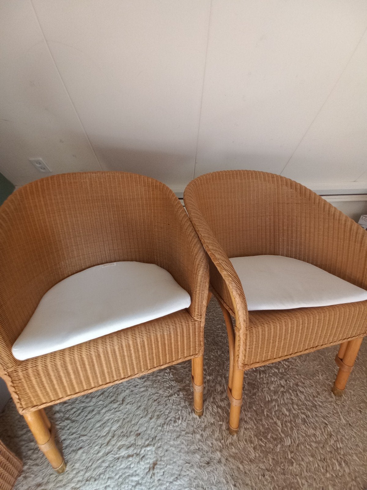 Loyd loom stoeltjes 2x, Ophalen, Bruin, Twee
