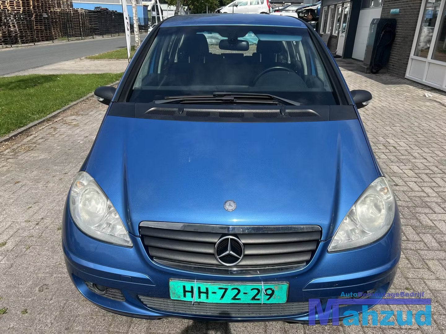 MERCEDES A KLASSE W169 blauw 955 Motorkap 2004-2012, Gebruikt, Mercedes-Benz AG, Mercedes-Benz, Ophalen of Verzenden