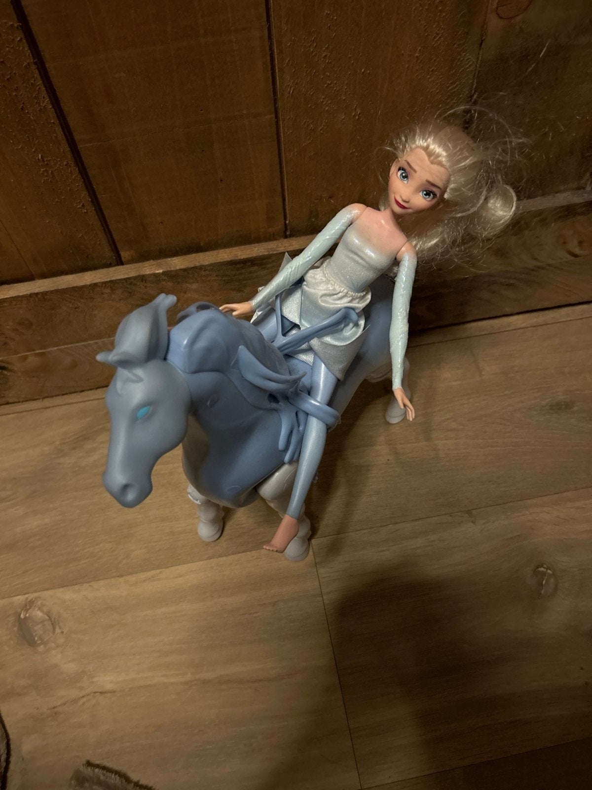Disney Frozen Elsa pop met paard Nokk, Verzenden, Gebruikt, Overige typen
