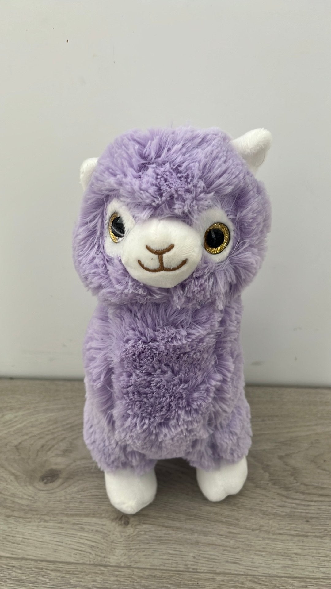 Lila knuffel alpaca, Ophalen of Verzenden, Zo goed als nieuw, Overige typen