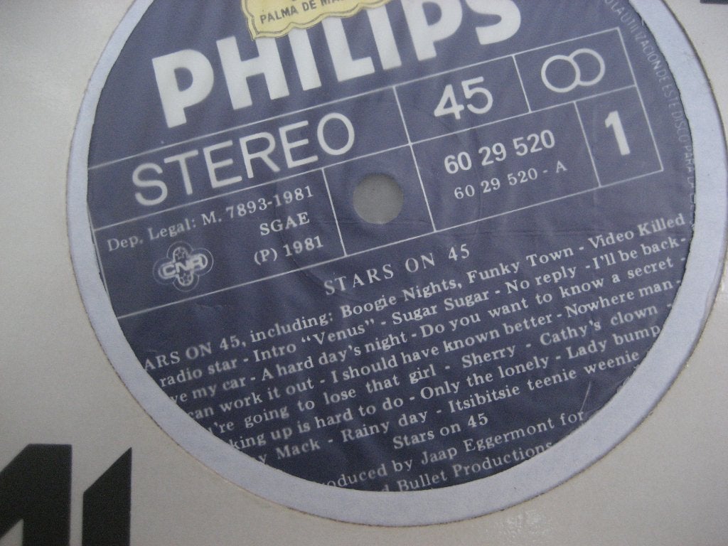MAXI-SINGLE  STARS ON 45 (SPAANSE PERSING), Overige genres, Ophalen of Verzenden, Zo goed als nieuw, 12 inch