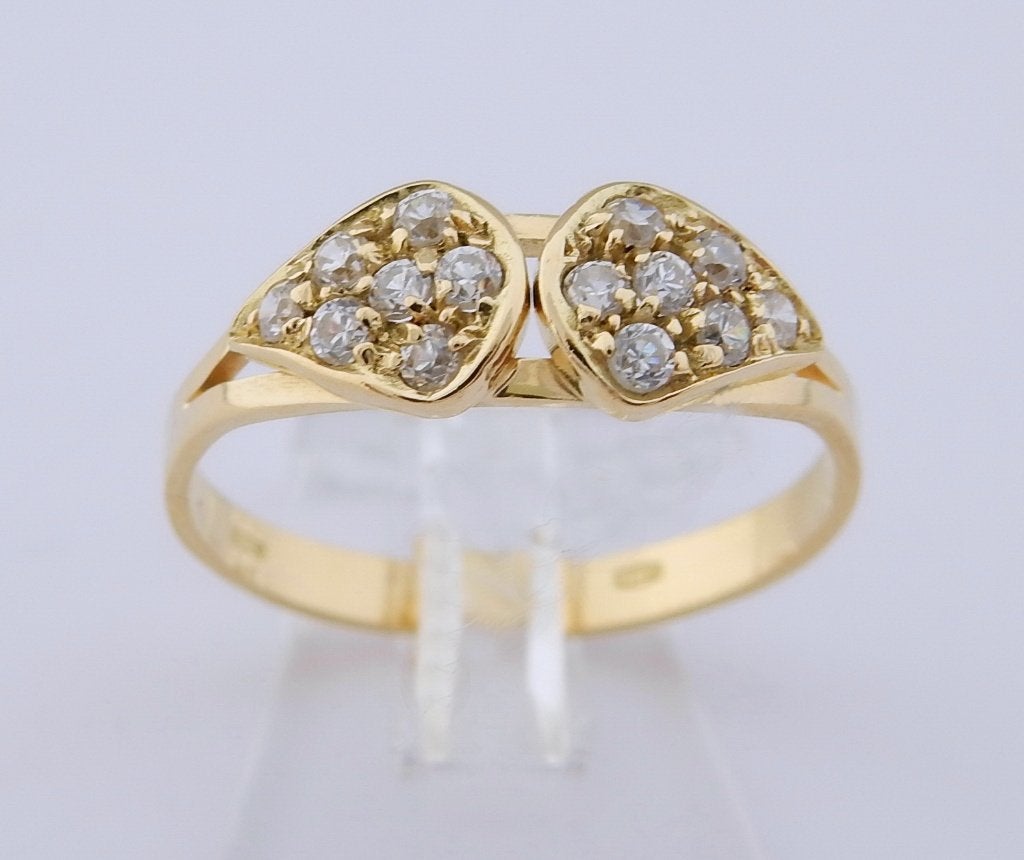Prachtige 18 karaat Gouden Damesring Fantasy-Ring M18, Verzenden, Nieuw, Dame, Info@juwelenwereld.nl