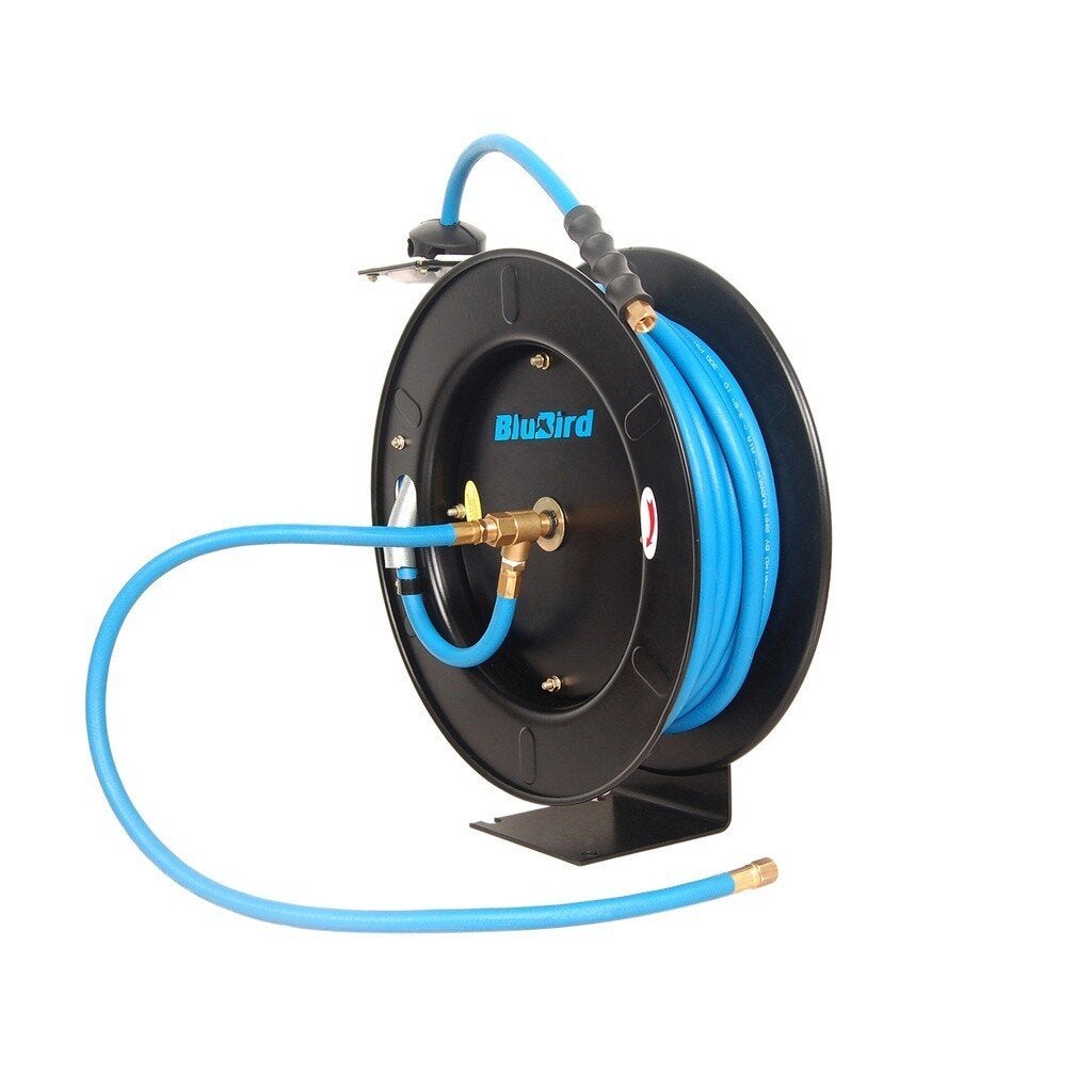 Blubird Rubber oprolbare luchtslanghaspel enkele ar 10mm x, Auto diversen, Verzenden