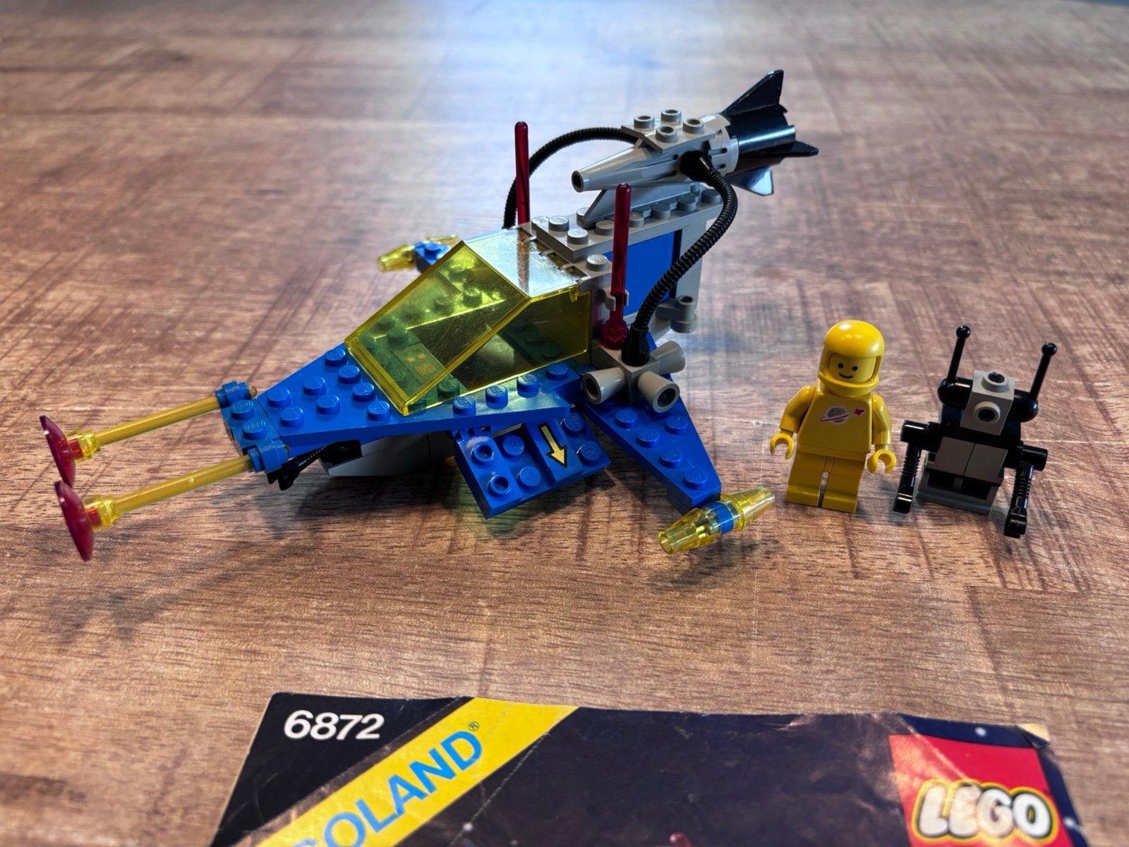 Lego Classic Space set 6872 ‘Lunar Patrol Craft’ uit 1985, Gebruikt, Lego, Inclusief instructies, Ophalen of Verzenden