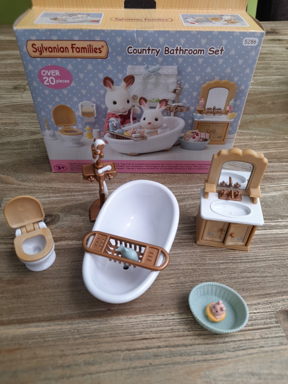Sylvanian badkamer 5286, Ophalen of Verzenden, Zo goed als nieuw, Poppenhuis