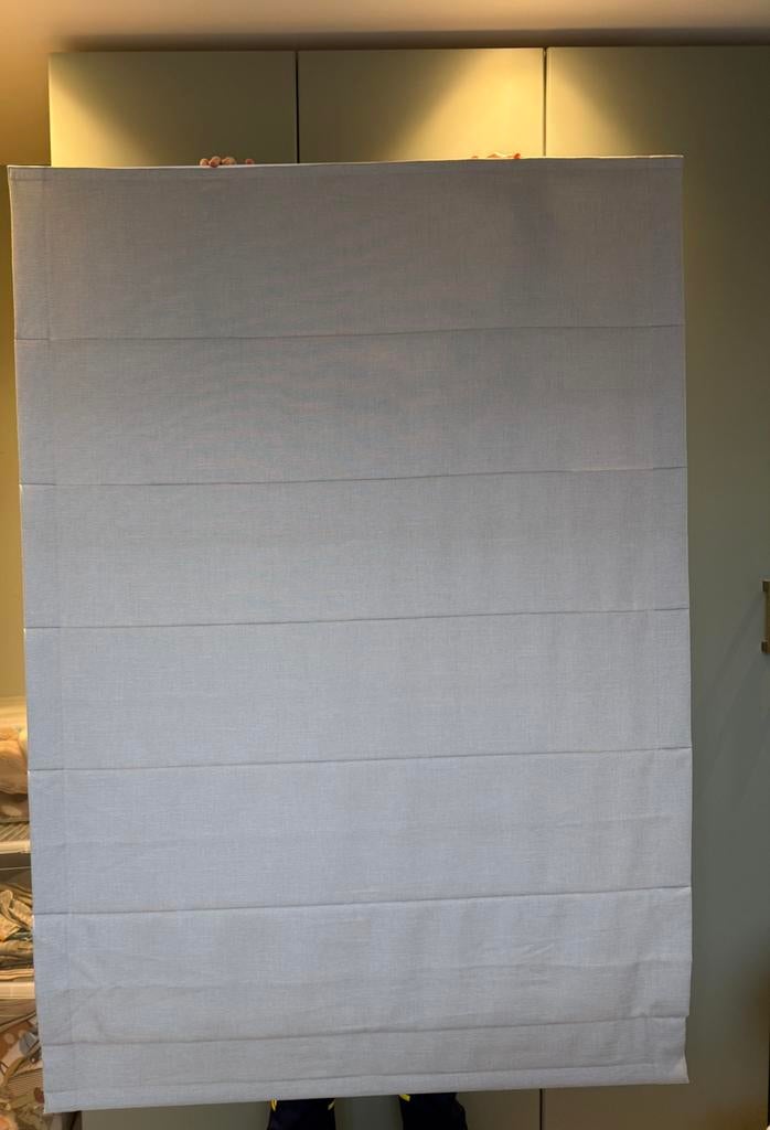 3 vouwgordijnen grijs, Ophalen, 100 tot 150 cm, 200 cm of meer, Zo goed als nieuw