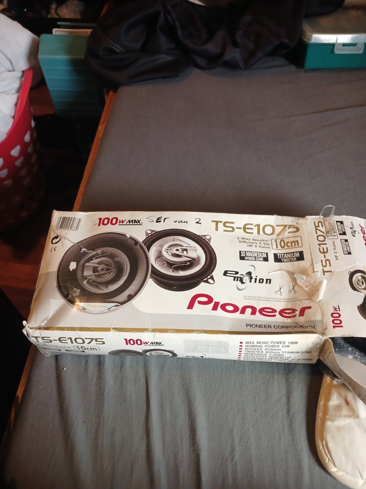 Pioneer TS-E1075 10cm 2-weg speakerset, Ophalen, Zo goed als nieuw