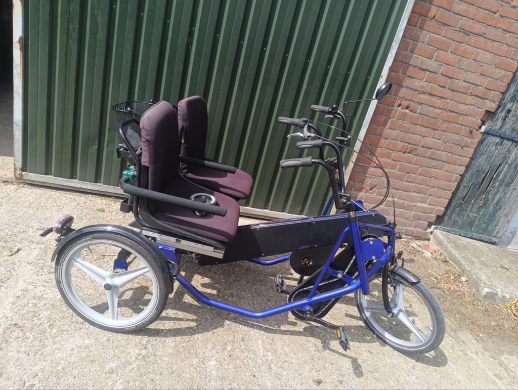 PF Mobility Duo Fiets - Comfortabel en Stabiel, Minder dan 10 versnellingen, Gebruikt, Minder dan 49 cm, Velgrem
