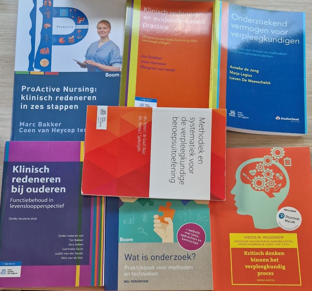 Studieboeken verpleegkunde, psychologie, SJD., Boeken, Studieboeken en Cursussen, Ophalen of Verzenden, Zo goed als nieuw, HBO