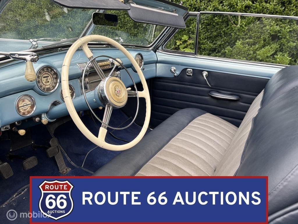 Buick Eight Cabriolet | 1947 | Route 66 Auctions, Auto's, Oldtimers, Overige carrosserieën, Zwart, Bedrijf, Handgeschakeld
