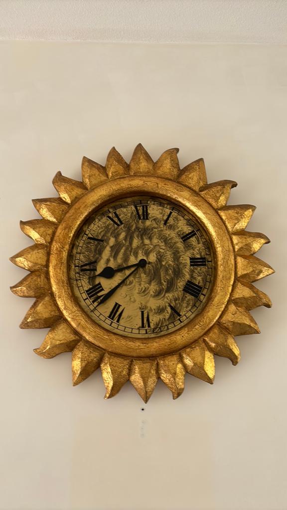 Zonnebloem klok, Ophalen of Verzenden