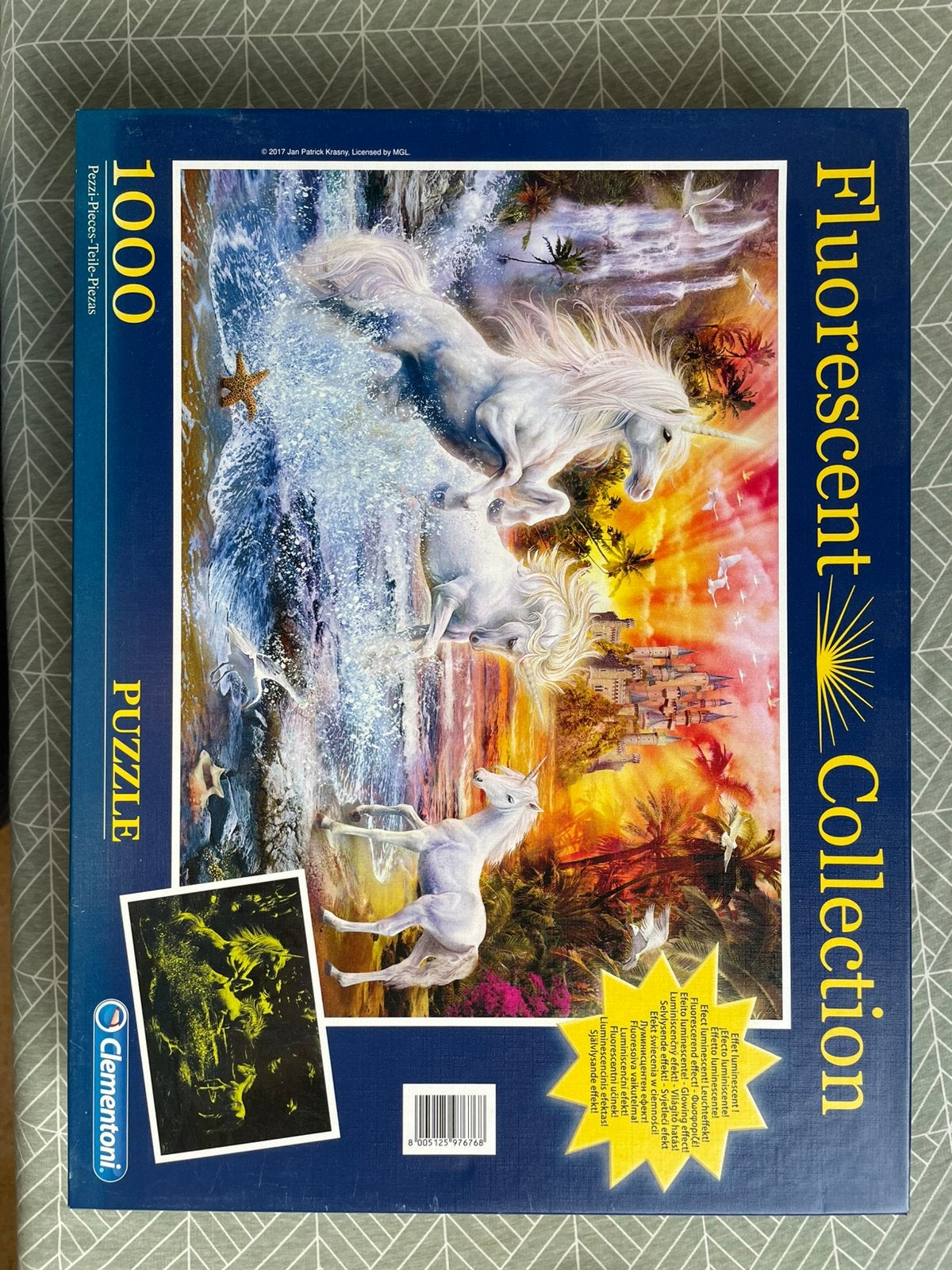 Clementoni puzzel 1000 stukjes, Ophalen of Verzenden, 500 t/m 1500 stukjes, Zo goed als nieuw